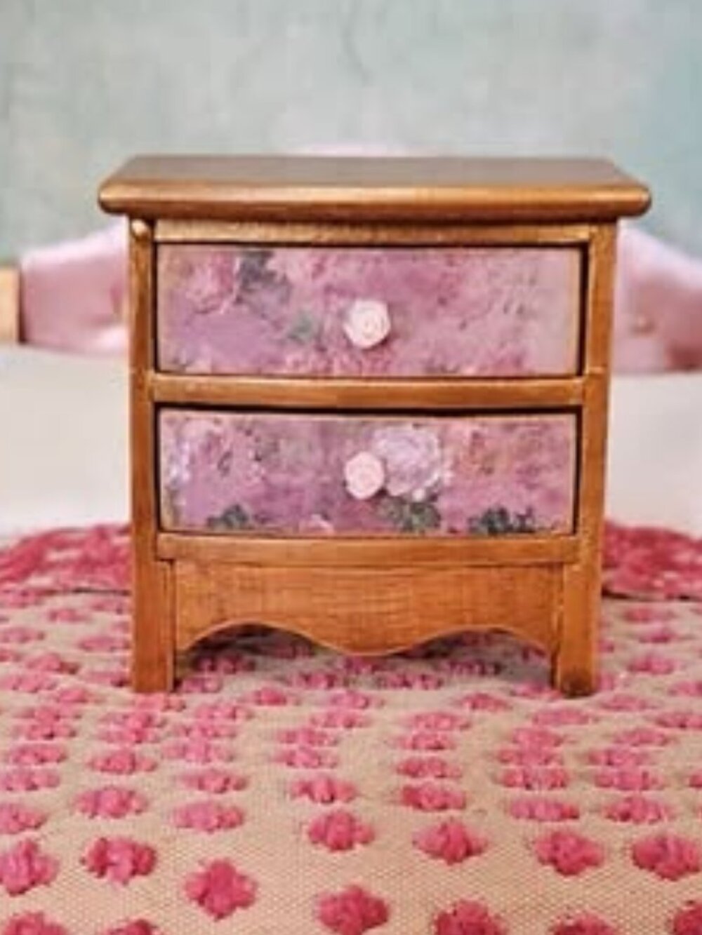 Dollhouse Miniature Bedroom Set Artist Customized - Picture 8 of 10